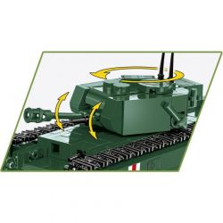 COBI 2717 non  XE TĂNG BỘ BINH CHURCHILL MK. IV tỷ lệ 1:48 bộ đồ chơi xếp lắp ráp ghép mô hình Military Army Quân Sự Bộ Đội 315 khối