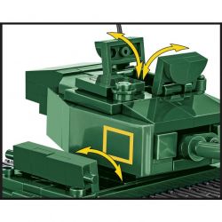 COBI 3046 non  ĐẠI ĐỘI ANH HÙNG 3 XE TĂNG BỘ BINH CHURCHILL MK. III tỷ lệ 1:35 bộ đồ chơi xếp lắp ráp ghép mô hình Military Army Quân Sự Bộ Đội 654 khối