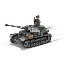 COBI 3045 non  ĐẠI ĐỘI ANH HÙNG 3 PANZER IV TYPE tỷ lệ 1:35 bộ đồ chơi xếp lắp ráp ghép mô hình Military Army PANZER IV AUSF. G Quân Sự Bộ Đội 610 khối
