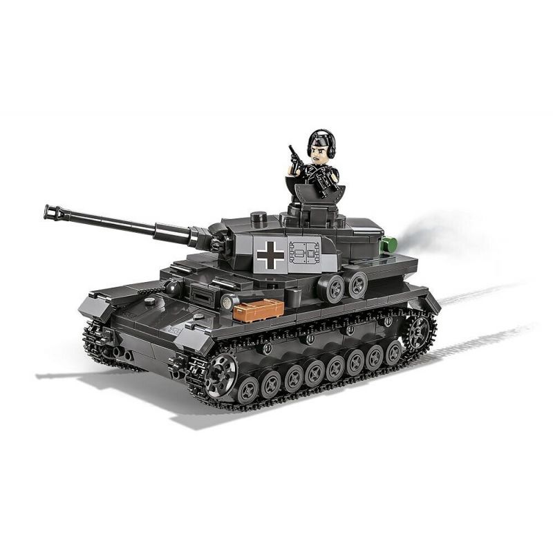 COBI 3045 non  ĐẠI ĐỘI ANH HÙNG 3 PANZER IV TYPE tỷ lệ 1:35 bộ đồ chơi xếp lắp ráp ghép mô hình Military Army PANZER IV AUSF. G Quân Sự Bộ Đội 610 khối