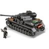 COBI 3045 non  ĐẠI ĐỘI ANH HÙNG 3 PANZER IV TYPE tỷ lệ 1:35 bộ đồ chơi xếp lắp ráp ghép mô hình Military Army PANZER IV AUSF. G Quân Sự Bộ Đội 610 khối