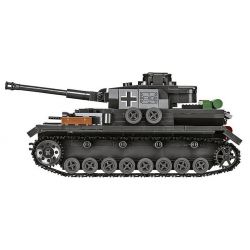 COBI 3045 non  ĐẠI ĐỘI ANH HÙNG 3 PANZER IV TYPE tỷ lệ 1:35 bộ đồ chơi xếp lắp ráp ghép mô hình Military Army PANZER IV AUSF. G Quân Sự Bộ Đội 610 khối