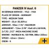 COBI 3045 non  ĐẠI ĐỘI ANH HÙNG 3 PANZER IV TYPE tỷ lệ 1:35 bộ đồ chơi xếp lắp ráp ghép mô hình Military Army PANZER IV AUSF. G Quân Sự Bộ Đội 610 khối