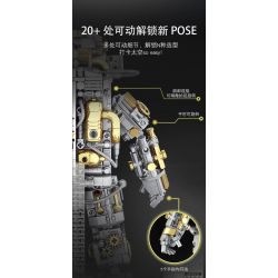 GISEGA G8901 8901 non  XU HƯỚNG CÔNG NGHỆ CYBORG PHI HÀNH GIA PHIÊN BẢN GIỚI HẠN bộ đồ chơi xếp lắp ráp ghép mô hình 1088 khối