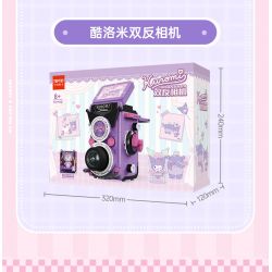 TOP TOY TC1910 1910 non  LÀN SÓNG RETRO CỦA GIA ĐÌNH SANRIO MÁY ẢNH PHẢN CHIẾU ĐÔI COOLOMI bộ đồ chơi xếp lắp ráp ghép mô hình Movie & Game MY KUROMI Phim Và Trò Chơi 400 khối