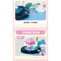 TOP TOY TC1910 1910 non  LÀN SÓNG RETRO CỦA GIA ĐÌNH SANRIO MÁY ẢNH PHẢN CHIẾU ĐÔI COOLOMI bộ đồ chơi xếp lắp ráp ghép mô hình Movie & Game MY KUROMI Phim Và Trò Chơi 400 khối