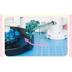 TOP TOY TC1910 1910 non  LÀN SÓNG RETRO CỦA GIA ĐÌNH SANRIO MÁY ẢNH PHẢN CHIẾU ĐÔI COOLOMI bộ đồ chơi xếp lắp ráp ghép mô hình Movie & Game MY KUROMI Phim Và Trò Chơi 400 khối