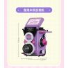 TOP TOY TC1910 1910 non  LÀN SÓNG RETRO CỦA GIA ĐÌNH SANRIO MÁY ẢNH PHẢN CHIẾU ĐÔI COOLOMI bộ đồ chơi xếp lắp ráp ghép mô hình Movie & Game MY KUROMI Phim Và Trò Chơi 400 khối