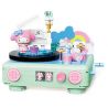 TOP TOY TC1909 1909 non  LÀN SÓNG RETRO CỦA GIA ĐÌNH SANRIO MÁY GHI ÂM VINYL GIAI ĐIỆU bộ đồ chơi xếp lắp ráp ghép mô hình Movie & Game MY MELODY Phim Và Trò Chơi 500 khối
