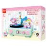 TOP TOY TC1909 1909 non  LÀN SÓNG RETRO CỦA GIA ĐÌNH SANRIO MÁY GHI ÂM VINYL GIAI ĐIỆU bộ đồ chơi xếp lắp ráp ghép mô hình Movie & Game MY MELODY Phim Và Trò Chơi 500 khối