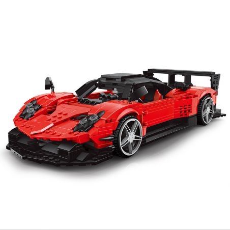 MouldKing 10041 Mould King 10041 non  PAGANI ZONDA R bộ đồ chơi xếp lắp ráp ghép mô hình Model Team Mô Hình Hiện Đại 1278 khối