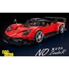 MouldKing 10041 Mould King 10041 non  PAGANI ZONDA R bộ đồ chơi xếp lắp ráp ghép mô hình Model Team Mô Hình Hiện Đại 1278 khối