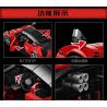 MouldKing 10041 Mould King 10041 non  PAGANI ZONDA R bộ đồ chơi xếp lắp ráp ghép mô hình Model Team Mô Hình Hiện Đại 1278 khối