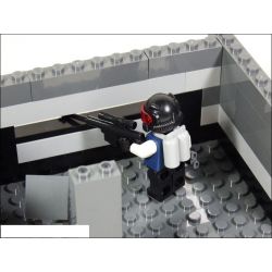 GUDI 8216 non  TRUNG TÂM PHÒNG VỆ bộ đồ chơi xếp lắp ráp ghép mô hình Earth Border Biến Giới Trái Đất 531 khối