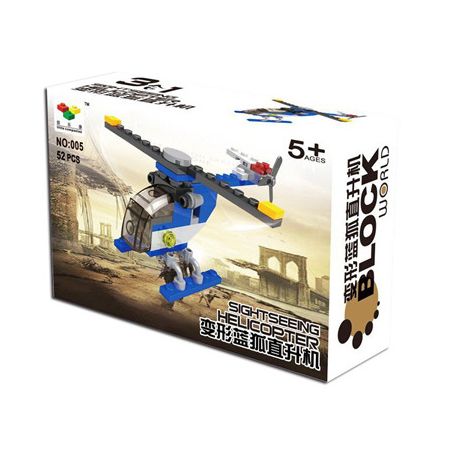 NOT  HELICOPTER 30471 LITTLE COMPANION 005 xếp lắp ráp ghép mô hình MÁY BAY TRỰC THĂNG Creator Sáng Tạo 47 khối