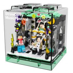 AREA-X AB0005 0005 non  LỄ HỘI ÂM NHẠC DÂU TÂY X-BOX SÂN KHẤU bộ đồ chơi xếp lắp ráp ghép mô hình STRAWBERRY STAGE