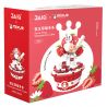 JAKI XWZB-23020 23020 XWZB23020 non  MICHELLE ICE CITY RẤT NHIỀU DÂU TÂY VUA TUYẾT THIÊN ĐƯỜNG MẬT ONG NGỌT NGÀO bộ đồ chơi xếp lắp ráp ghép mô hình SNOW KING STRAWBERRY CAKE