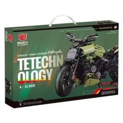 XIANG JUN XJ-282B 282B XJ282B non  XE MÁY DUCATI bộ đồ chơi xếp lắp ráp ghép mô hình  Kỹ Thuật Công Nghệ Cao Mô Hình Phương Tiện 670 khối