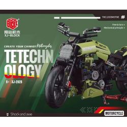 XIANG JUN XJ-282B 282B XJ282B non  XE MÁY DUCATI bộ đồ chơi xếp lắp ráp ghép mô hình  Kỹ Thuật Công Nghệ Cao Mô Hình Phương Tiện 670 khối