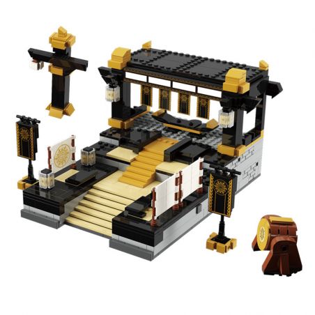 RAEL ENTERTAINMENT LE-J914 J914 LEJ914 non  TỘC TRƯỞNG CỦA MA ĐẠO TRƯỜNG BẮN CUNG BÊN NGOÀI RỪNG ĐÁ bộ đồ chơi xếp lắp ráp ghép mô hình Fairy Swordplay Tiên Kiếm Hiệp 730 khối