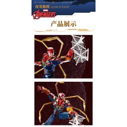 THULE 6015 non  MÁY NGƯỜI NHỆN bộ đồ chơi xếp lắp ráp ghép mô hình Spider-Man SPIDER HERO UPHOLD JUSTICE 1132 khối