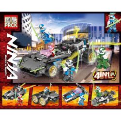 NOT  NINJA TUNER CAR 71710 Bela Lari 11487 PRCK 61048 xếp lắp ráp ghép mô hình NINJA TUNER CAR XE ĐIỀU CHỈNH ĐUA CẢI TIẾN CỦA The  Ninjago Movie Ninja Lốc Xoáy 419 khối