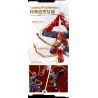 THULE 6015 non  MÁY NGƯỜI NHỆN bộ đồ chơi xếp lắp ráp ghép mô hình Spider-Man SPIDER HERO UPHOLD JUSTICE 1132 khối