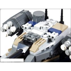 GUDI 8216 non  TRUNG TÂM PHÒNG VỆ bộ đồ chơi xếp lắp ráp ghép mô hình Earth Border Biến Giới Trái Đất 531 khối