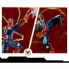 THULE 6015 non  MÁY NGƯỜI NHỆN bộ đồ chơi xếp lắp ráp ghép mô hình Spider-Man SPIDER HERO UPHOLD JUSTICE 1132 khối