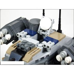 GUDI 8216 non  TRUNG TÂM PHÒNG VỆ bộ đồ chơi xếp lắp ráp ghép mô hình Earth Border Biến Giới Trái Đất 531 khối