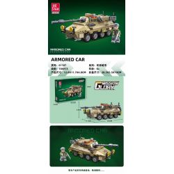 JIESTAR 61107 non  NHIỆM VỤ VINH QUANG XE BỌC THÉP bộ đồ chơi xếp lắp ráp ghép mô hình Military Army MISSION GLORY ARMORED CAR Quân Sự Bộ Đội 186 khối