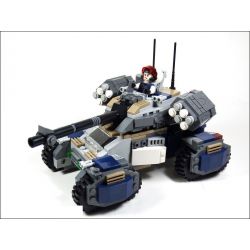 GUDI 8216 non  TRUNG TÂM PHÒNG VỆ bộ đồ chơi xếp lắp ráp ghép mô hình Earth Border Biến Giới Trái Đất 531 khối