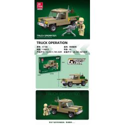 JIESTAR 61106 non  NHIỆM VỤ VINH QUANG XE CHIẾN ĐẤU BÁN TẢI bộ đồ chơi xếp lắp ráp ghép mô hình Military Army MISSION GLORY TRUCK OPERATION Quân Sự Bộ Đội 138 khối