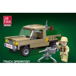 JIESTAR 61106 non  NHIỆM VỤ VINH QUANG XE CHIẾN ĐẤU BÁN TẢI bộ đồ chơi xếp lắp ráp ghép mô hình Military Army MISSION GLORY TRUCK OPERATION Quân Sự Bộ Đội 138 khối