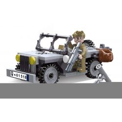 JIESTAR 61105 non  NHIỆM VỤ VINH QUANG XE QUÂN SỰ QUÁN TÍNH bộ đồ chơi xếp lắp ráp ghép mô hình Military Army MISSION GLORY MILITARY ASSAULT Quân Sự Bộ Đội 143 khối