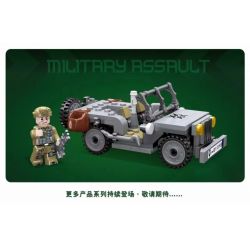 JIESTAR 61105 non  NHIỆM VỤ VINH QUANG XE QUÂN SỰ QUÁN TÍNH bộ đồ chơi xếp lắp ráp ghép mô hình Military Army MISSION GLORY MILITARY ASSAULT Quân Sự Bộ Đội 143 khối