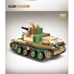 QuanGuan 100120 Quan Guan 100120 non  XE BỌC THÉP HẠNG NẶNG KIỂU 92 bộ đồ chơi xếp lắp ráp ghép mô hình Military Army TYPE 92 HEAVY ARMOURED CAR Quân Sự Bộ Đội 403 khối