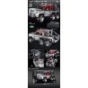 QIZHILE 23021 non  HẬU VỆ LAND ROVER 6X6 bộ đồ chơi xếp lắp ráp ghép mô hình  LAND ROVER DEFENDER Kỹ Thuật Công Nghệ Cao Mô Hình Phương Tiện 3288 khối