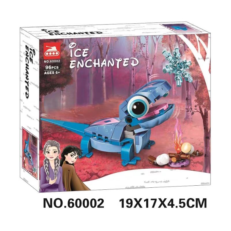 NOT  BRUNI THE SALAMANDER BUILDABLE CHARACTER 43186 TANK 60002 xếp lắp ráp ghép mô hình THẰN LẰN LỬA NHÂN VẬT CÓ THỂ XÂY DỰNG ĐƯỢC CỦA BRUNI THE SALAMANDER Frozen Ii 96 khối
