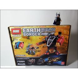 GUDI 8209 non  RÔ BỐT CHIẾN ĐẤU NHỎ 1 NGƯỜI NGỒI bộ đồ chơi xếp lắp ráp ghép mô hình Earth Border Biến Giới Trái Đất 194 khối