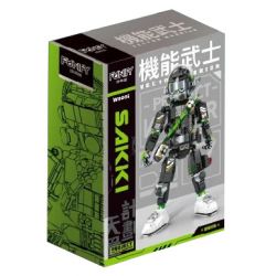FUNIFY W9005 9005 non  CHIẾN BINH CHỨC NĂNG SAKKI ĐEN bộ đồ chơi xếp lắp ráp ghép mô hình VECTOR WARRIOR