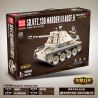 QuanGuan 100083 Quan Guan 100083 non  PHÁO CHỐNG TĂNG TỰ HÀNH WEASEL bộ đồ chơi xếp lắp ráp ghép mô hình Military Army SD.KFZ.138 MARDER III AUSF.H Quân Sự Bộ Đội 608 khối