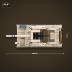 QuanGuan 100083 Quan Guan 100083 non  PHÁO CHỐNG TĂNG TỰ HÀNH WEASEL bộ đồ chơi xếp lắp ráp ghép mô hình Military Army SD.KFZ.138 MARDER III AUSF.H Quân Sự Bộ Đội 608 khối