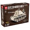 QuanGuan 100083 Quan Guan 100083 non  PHÁO CHỐNG TĂNG TỰ HÀNH WEASEL bộ đồ chơi xếp lắp ráp ghép mô hình Military Army SD.KFZ.138 MARDER III AUSF.H Quân Sự Bộ Đội 608 khối