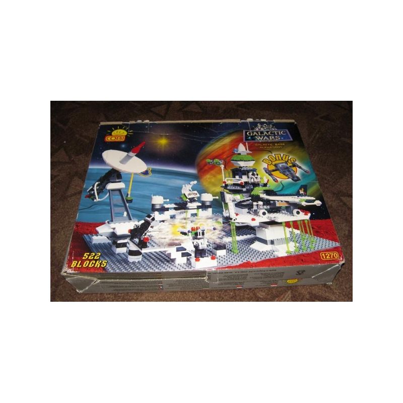 COBI 1270 non  CĂN CỨ THIÊN HÀ ALPHATRON bộ đồ chơi xếp lắp ráp ghép mô hình ALPHATRON - GALACTIC BASE 522 khối