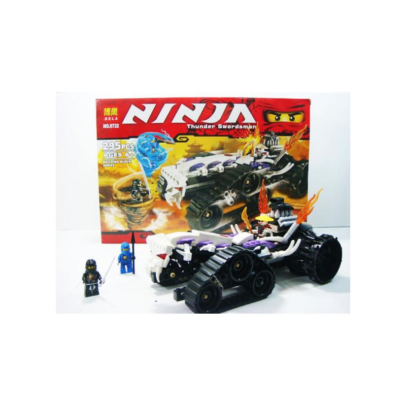 NOT  TURBO SHREDDER 2263 BELA 9732 xếp lắp ráp ghép mô hình TURBO SHREDDER MÁY HỦY TÀI LIỆU NINJAGO TEARER The  Ninjago Movie Ninja Lốc Xoáy 298 khối