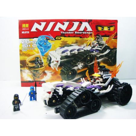 NOT  TURBO SHREDDER 2263 BELA 9732 xếp lắp ráp ghép mô hình TURBO SHREDDER MÁY HỦY TÀI LIỆU NINJAGO TEARER The  Ninjago Movie Ninja Lốc Xoáy 298 khối