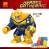 LELE D032 non  BỘ GĂNG TAY VÔ CỰC THANOS MINIFIGURE LỚN bộ đồ chơi xếp lắp ráp ghép mô hình Super Heroes HEROES GATHERING THANOS Siêu Nhân Anh Hùng