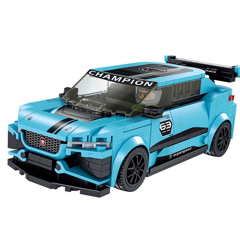 NOT  FORMULA E PANASONIC JAGUAR RACING GEN2 CAR & I-PACE ETROPHY 76898 PanlosBrick 666002 Panlos Brick 666002 xếp lắp ráp ghép mô hình Speed Champions Racing Cars Đua Xe Công Thức 565 khối