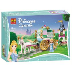 NOT  CINDERELLA'S CARRIAGE RIDE 41159 LARI 11174 LEPIN 25020 xếp lắp ráp ghép mô hình CINDERELLA'S CARRIAGE RIDE CHUYẾN XE NGỰA CỦA LỌ LEM DISNEY TRONG MƠ Disney Princess Công Chúa 91 khối